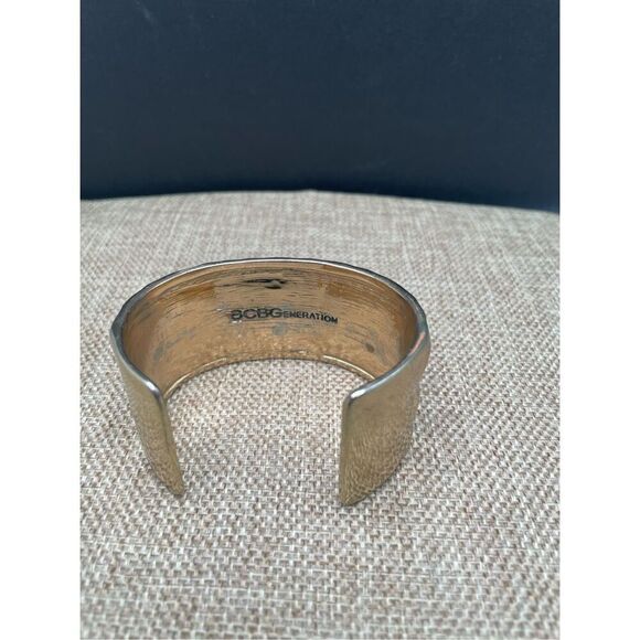 BCBG Generation Gold Tone Cuff Bracelet - Picture 4 of 9